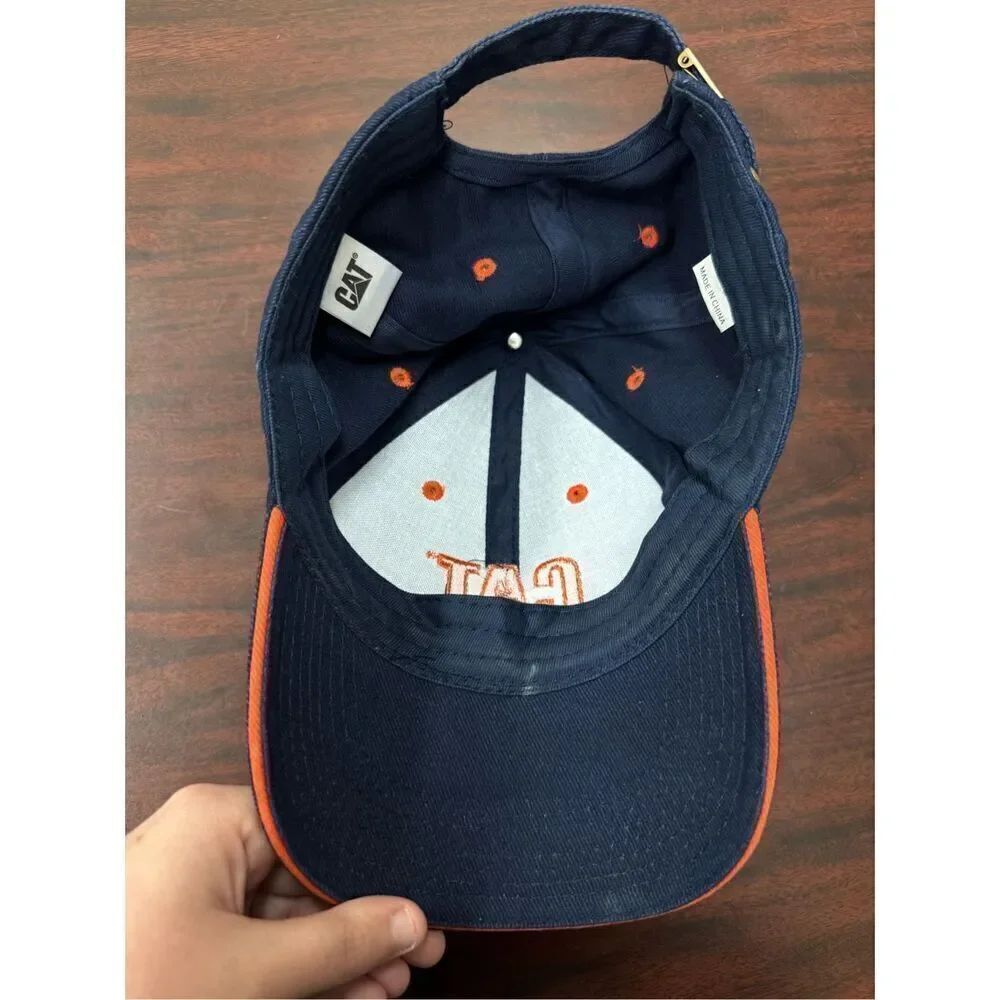 CAT Navy Baseball Hat - Picture 3 of 3